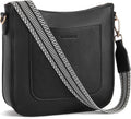 Trendy Vegan Leather Hobo Handbags for Women with Guitar Strap