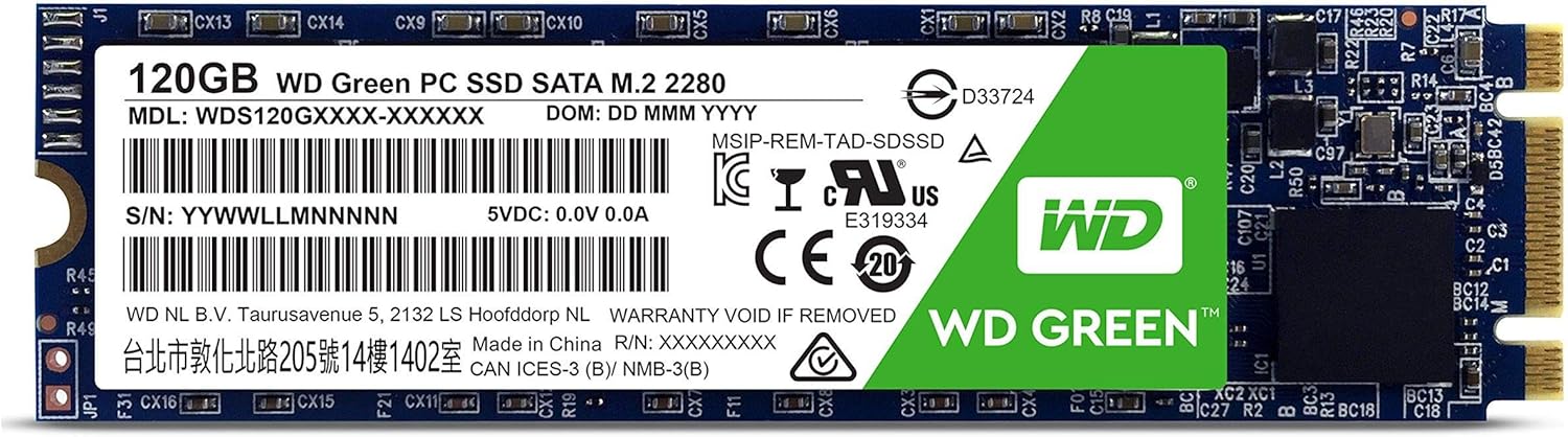 Western Digital Green M.2 2280 120GB Internal Solid State Drive