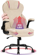 Big and Tall Fabric Office Chair 400lbs Heavy Duty - Extra Wide Seat