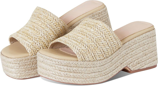 Platform Slip on Espadrille Sandals for Women Summer Wedges