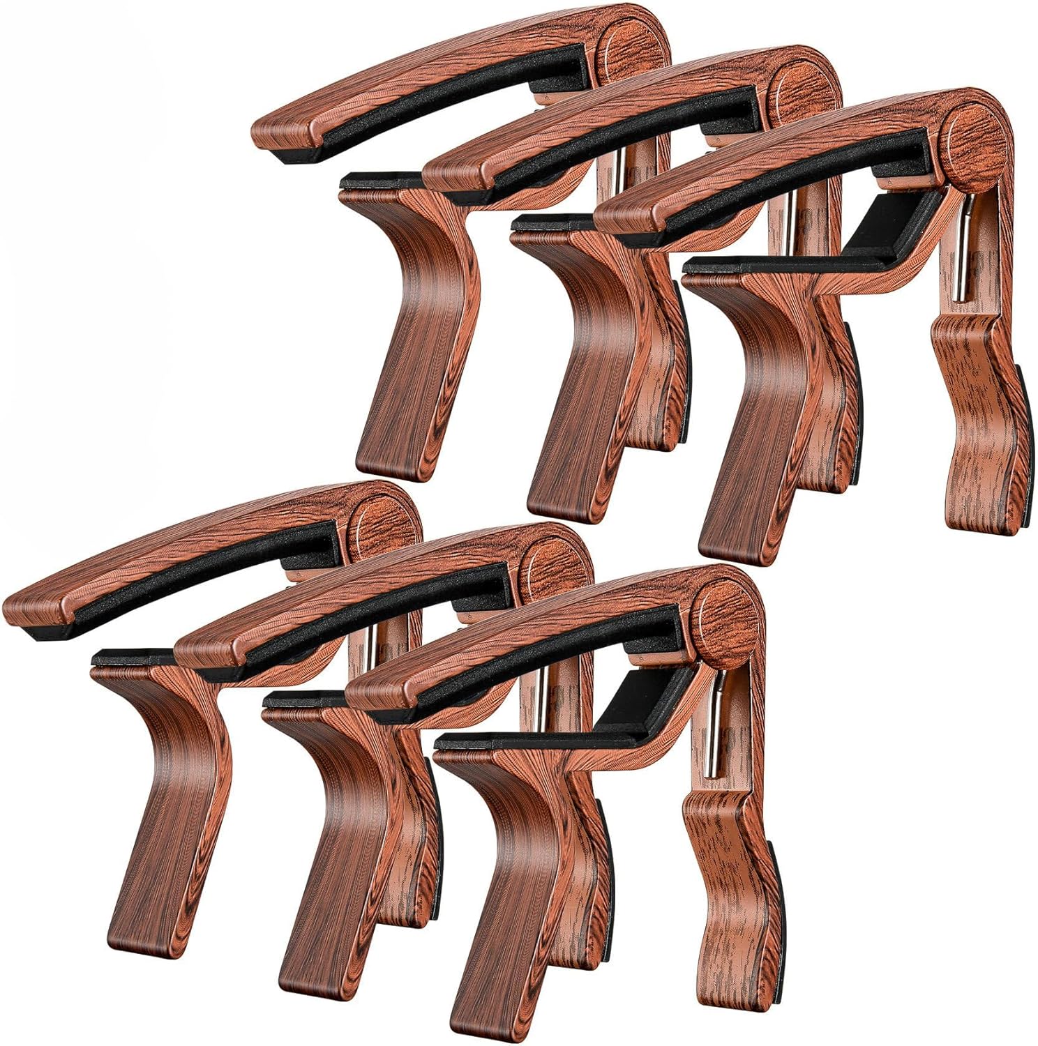 WOGOD Capo 6 Pack: Versatile Capos for Guitar & Ukulele