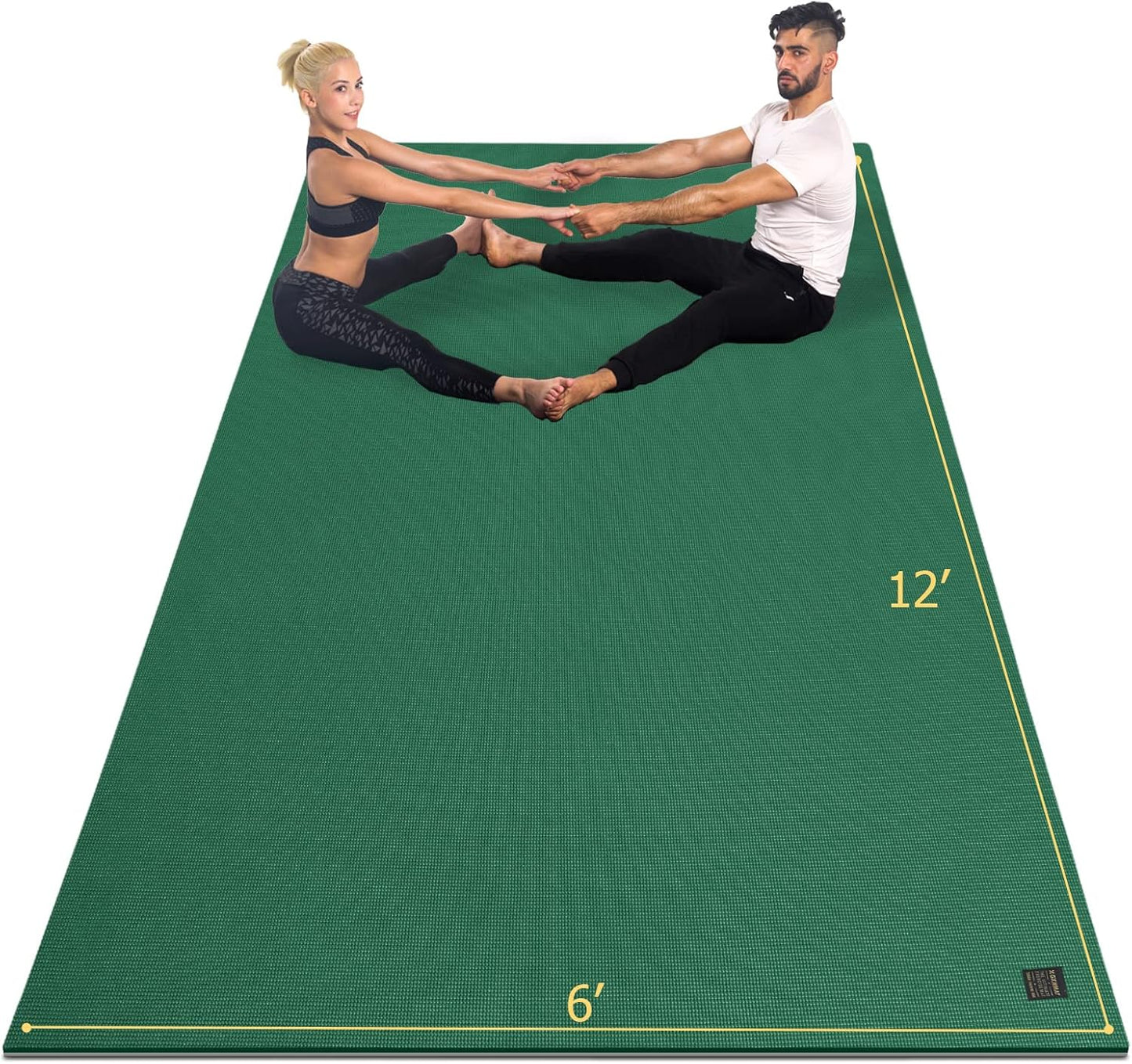 GXMMAT Large Yoga Mat for Comfortable Home Gym Workouts