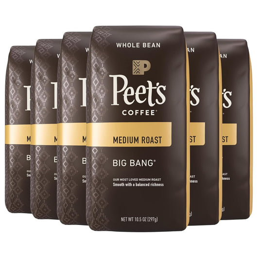 Peet's Big Bang Whole Bean Coffee Bundle - Energize Your Day!
