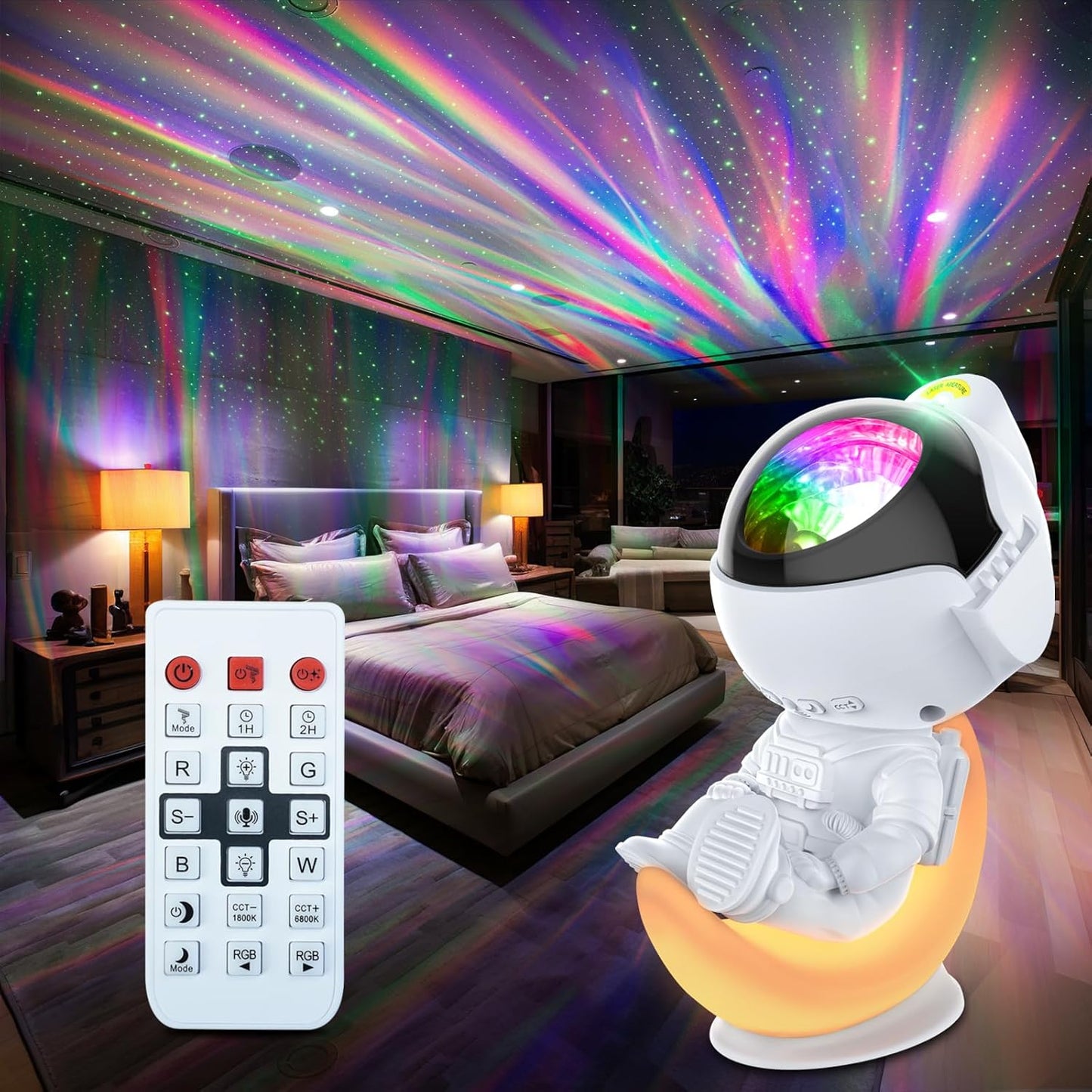 Rossetta Galaxy Projector: Dreamy Bedroom Decor