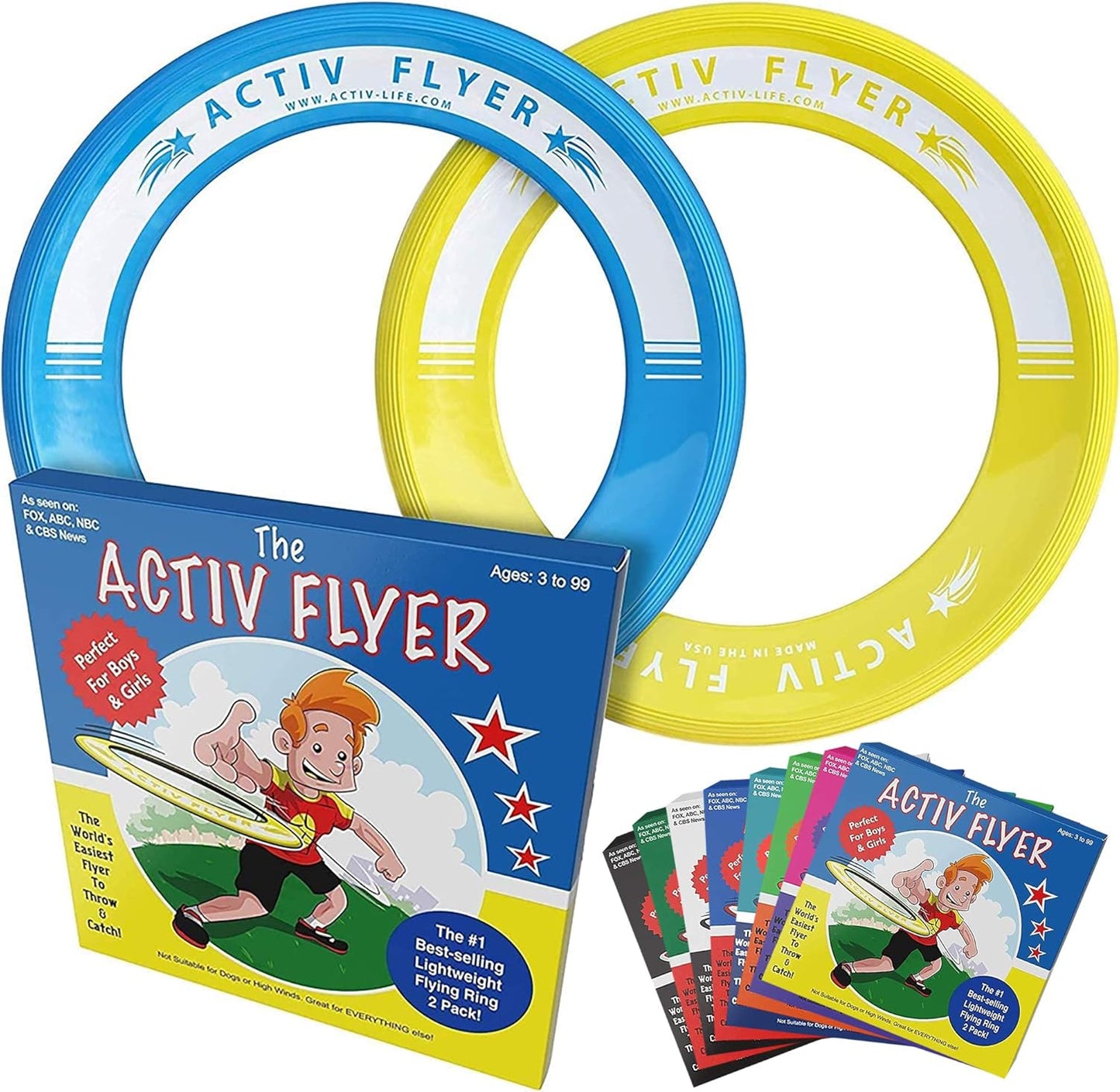 Activ Life Kids Flying Rings: Safe & Light Outdoor Fun