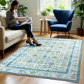 Zentavio 4x6 Washable Area Rugs for Vintage Living Rooms
