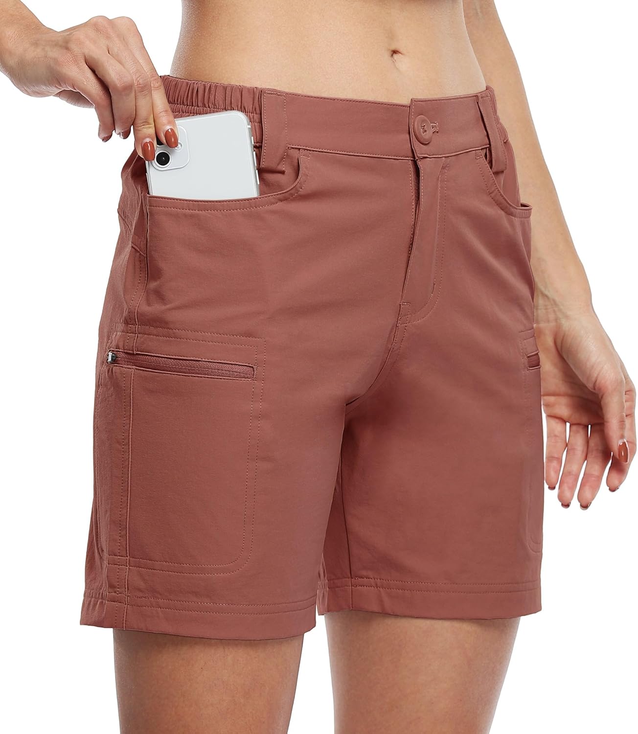 Willit Women's 7in Hiking Golf Shorts for Outdoor Summer Fun
