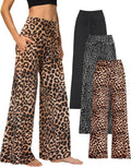 Wide Leg Yoga Pants for Women - Comfy High-Rise Lounge Sweatpants
