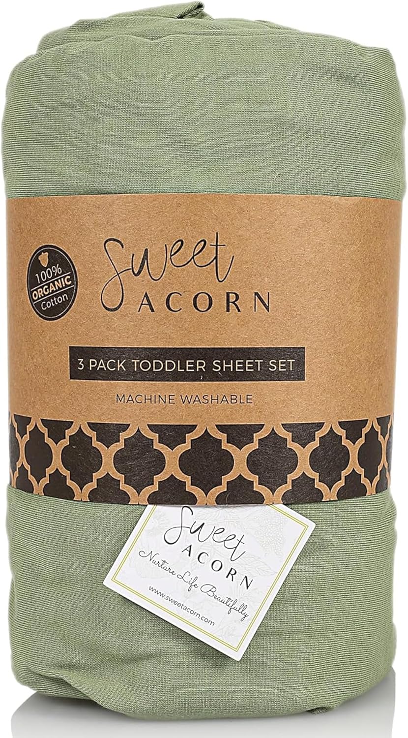 3 Piece Toddler Bedding Sets - Organic Cotton Jersey Knit