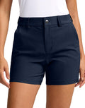 SANTINY Women's 5in Golf Shorts with Pockets - Quick Dry Stretch Made