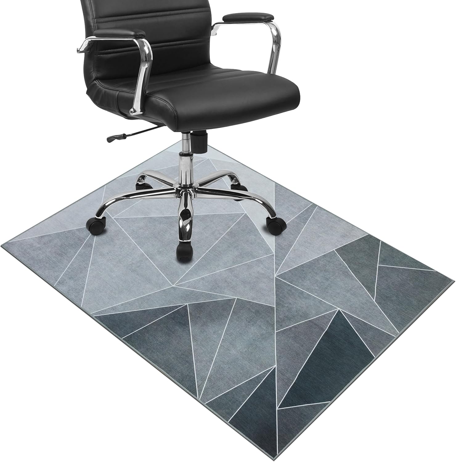 SAIKOOWA Anti-Slip Office Chair Mat - Easy Glide on Hardwood Floors!