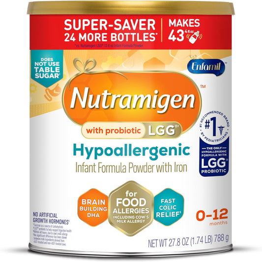 Enfamil Nutramigen Hypoallergenic Baby Formula for Colic Relief