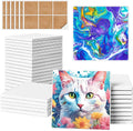 Ceramic Tiles for Crafts 36 Pack 4 in Blank Coasters - DIY Friendly