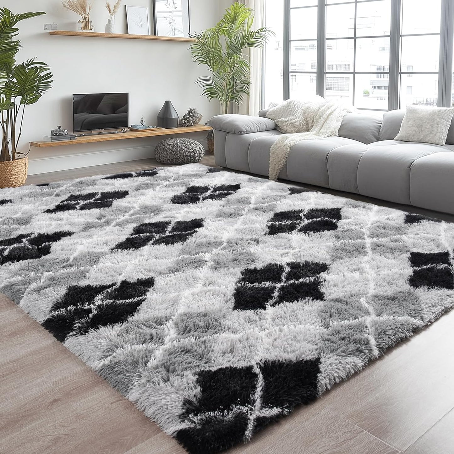 Chicrug Soft Area Rugs for Bedroom Living Room Plush Fluffy