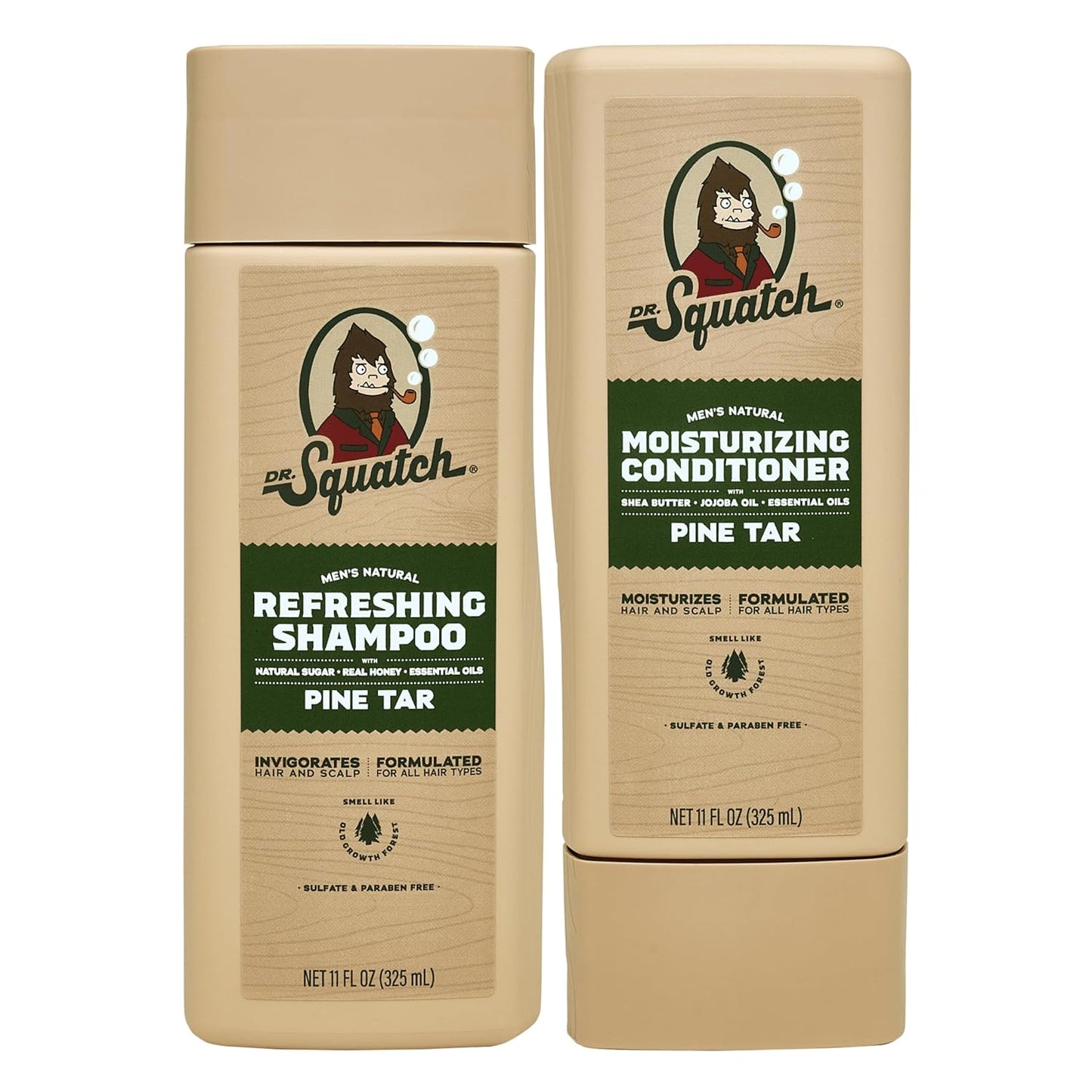 Dr. Squatch Natural Hair Bundle for Men - Full Healthy Hair