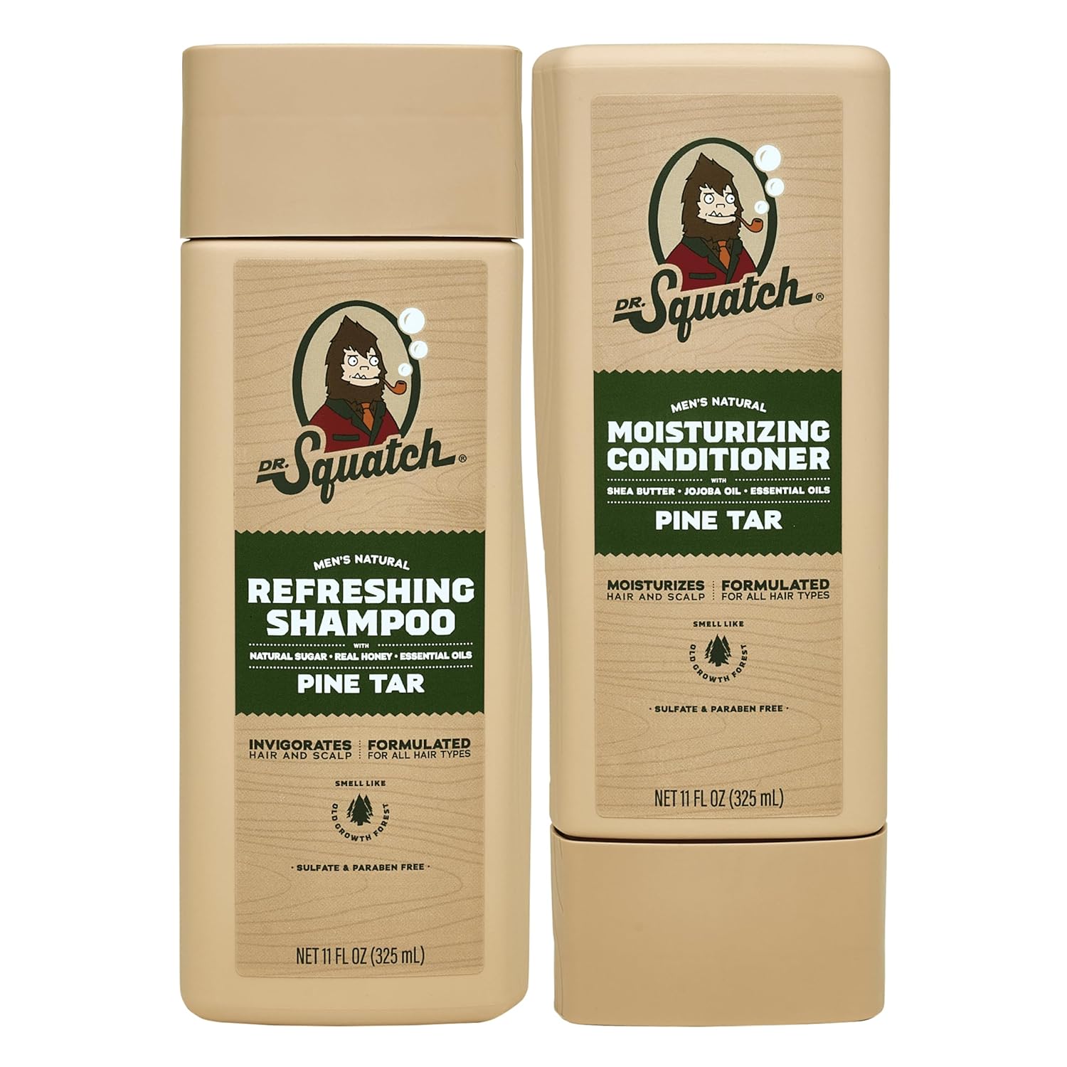 Dr. Squatch Natural Hair Bundle for Men - Full Healthy Hair