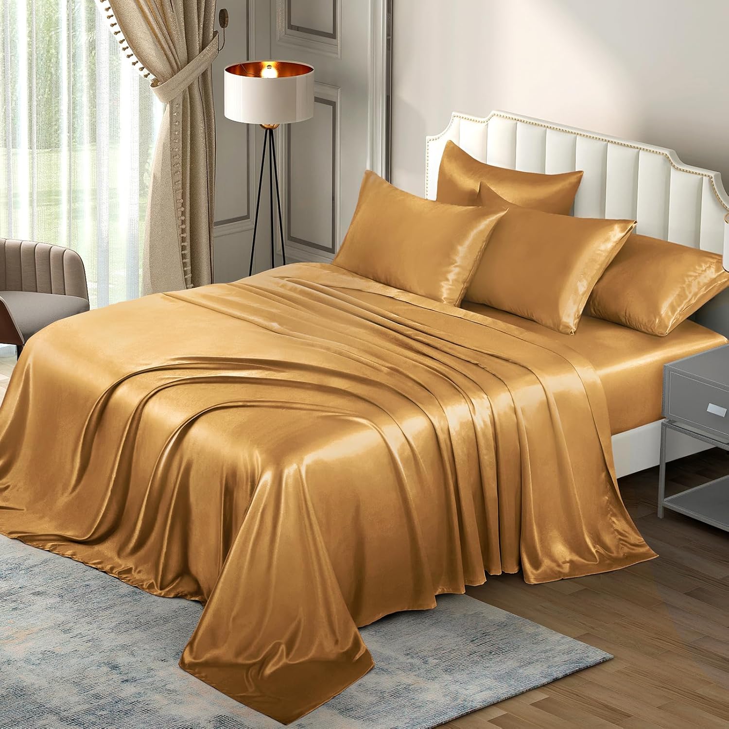 Luxury Satin Sheets King Set for Ultimate Comfort and Style
