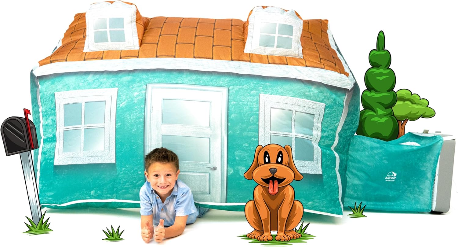 The Original Patented AirFort - Inflatable Fort for Kids