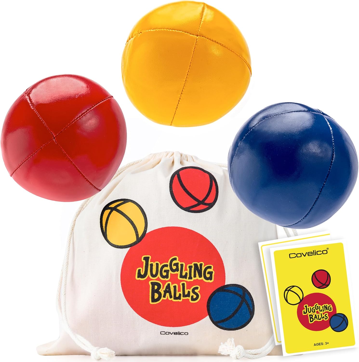 Colorful Juggling Balls Set - Fun Learn-to-Juggle Kit