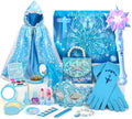 Girls Makeup Kit Dress Up Set with Cape, Purse & Wand - Winter