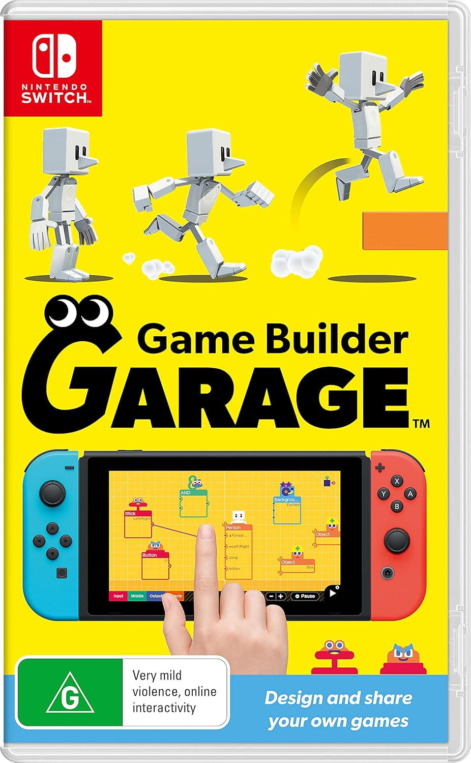 NINTENDO SWITCH Game Builder Garage - Fun Visual Game Programming