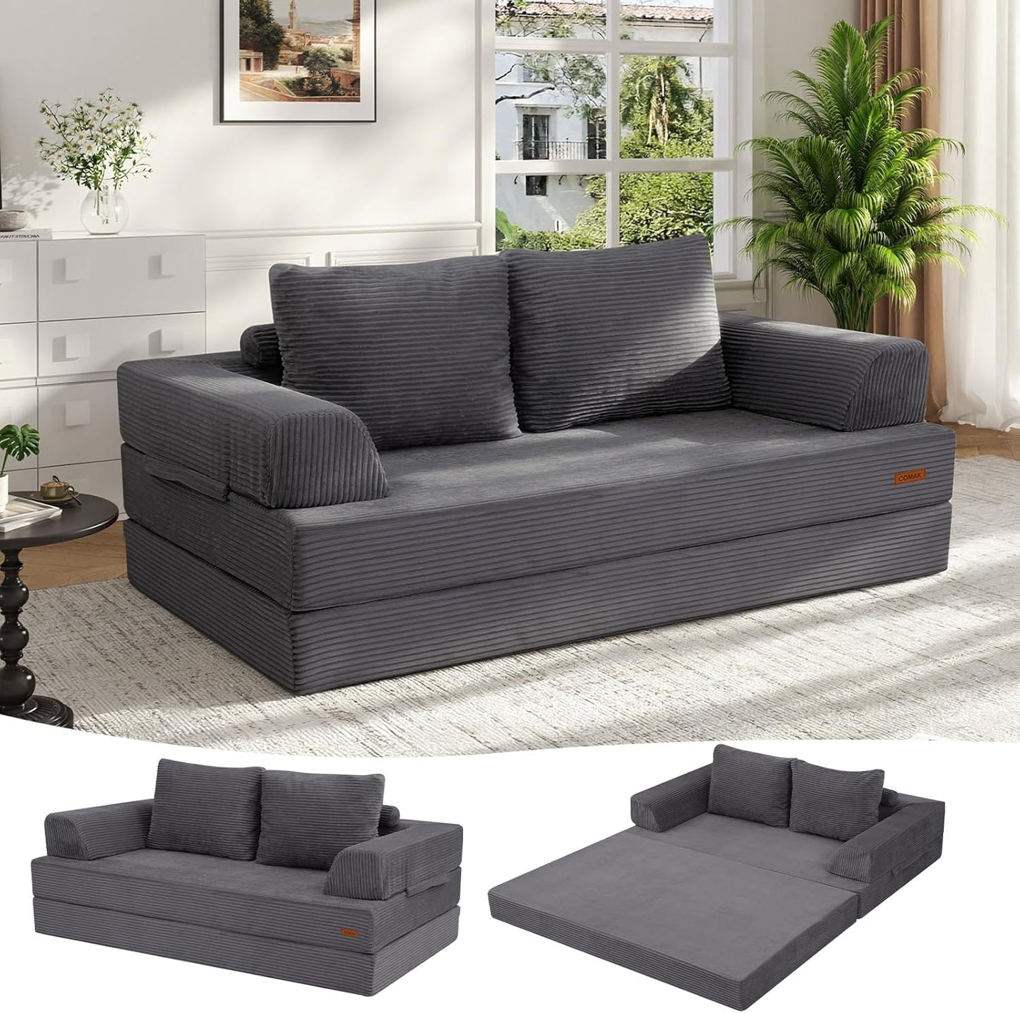 COMAX Convertible Sofa Bed Queen for Ultimate Comfort and Style