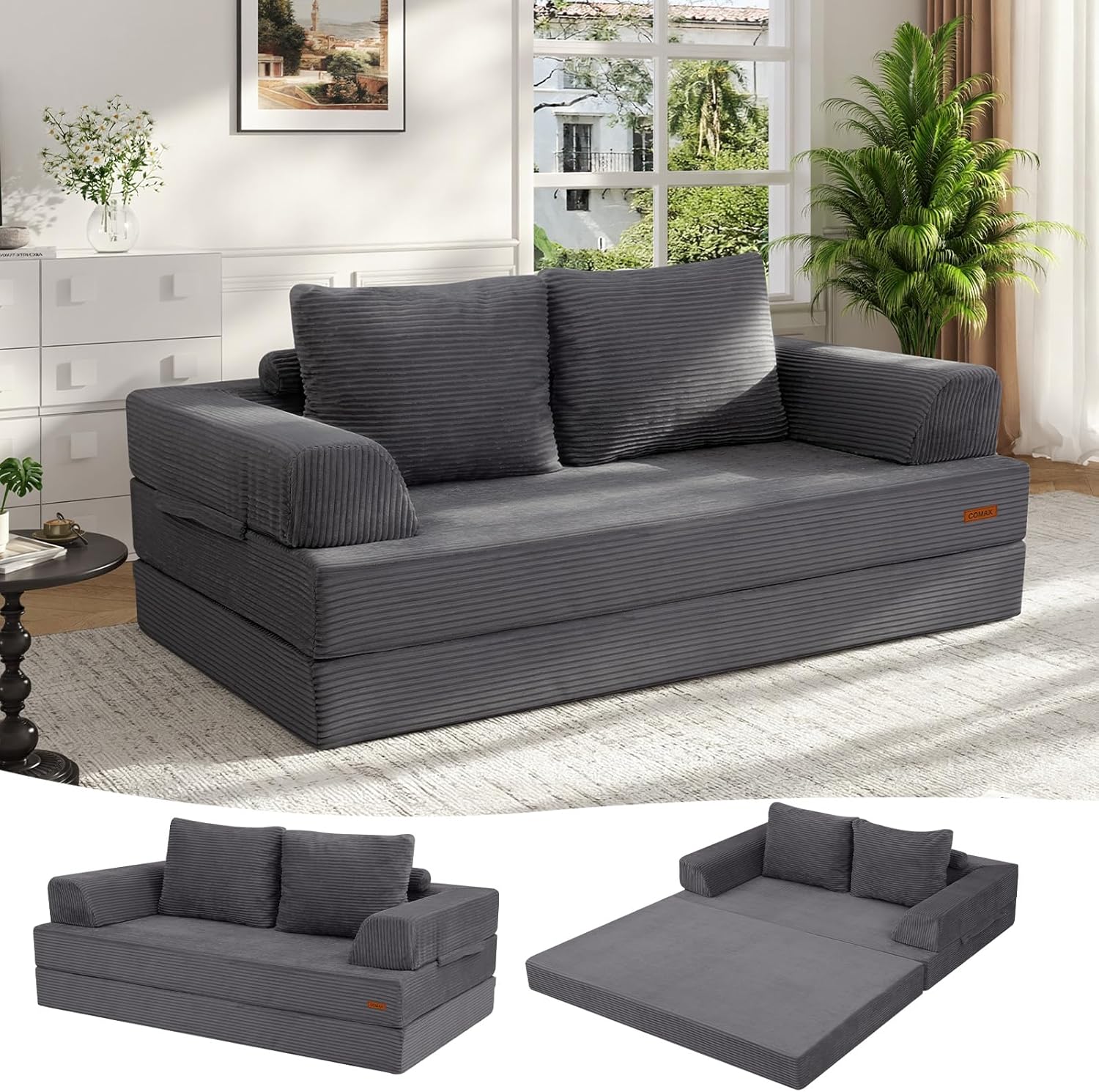 COMAX Convertible Sofa Bed Queen for Ultimate Comfort and Style