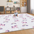 79x71 Foldable Baby Play Mat for Floor - Extra Large Reversible Foam