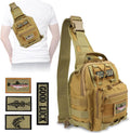 Small Fishing Backpack Sling Pack - Compact Waterproof Carry