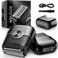 Electric Foil Shaver for Men - Compact 4-Blade Wet/Dry Razor