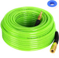 Air Compressor Hose 1/4 in x 100 ft Reinforced PU Hose - Flexible