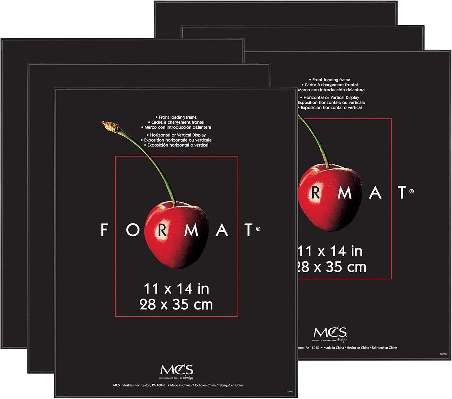 MCS Format Picture Frames for Modern Gallery Wall Decor