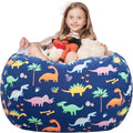 Stuffed Animal Storage Bean Bag Cover 38 in XX-Large - Dinosaur