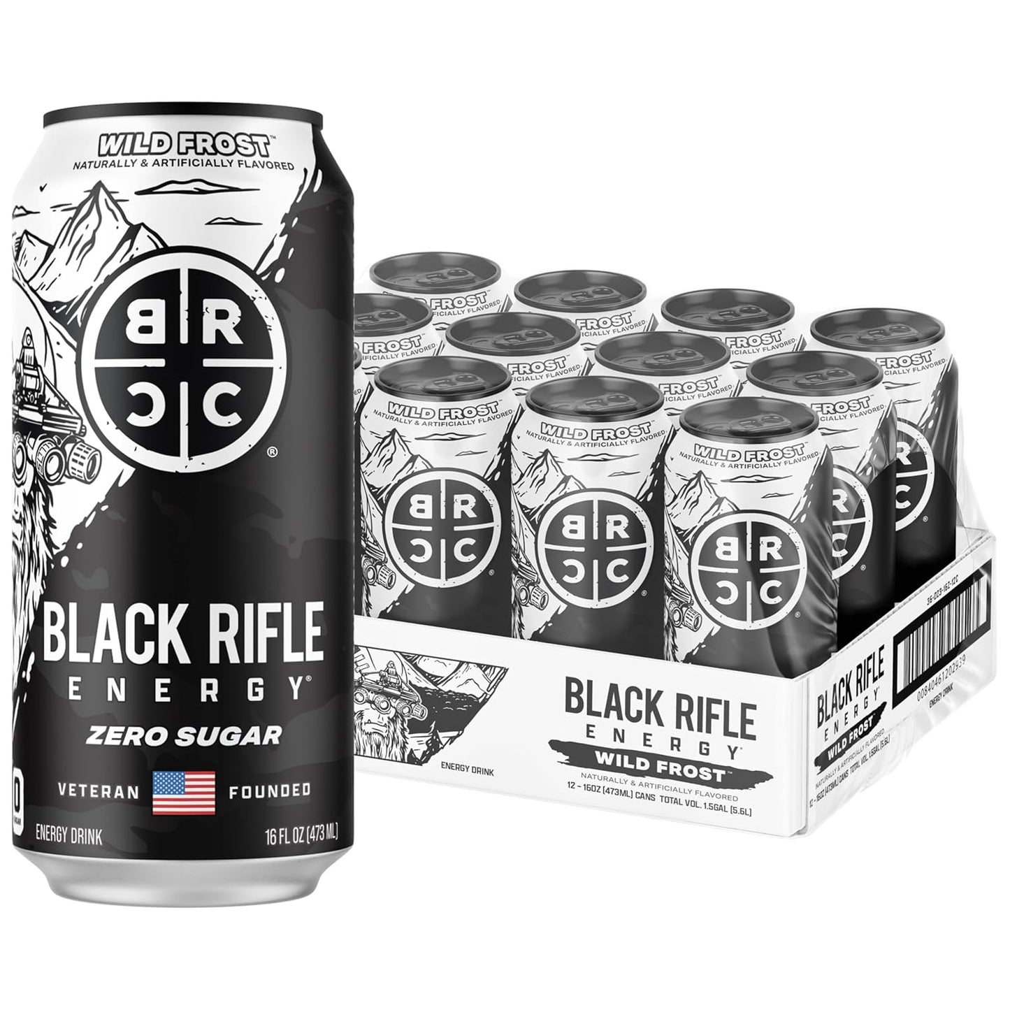 Black Rifle Energy Wild Frost Zero Sugar Energy Drink Review