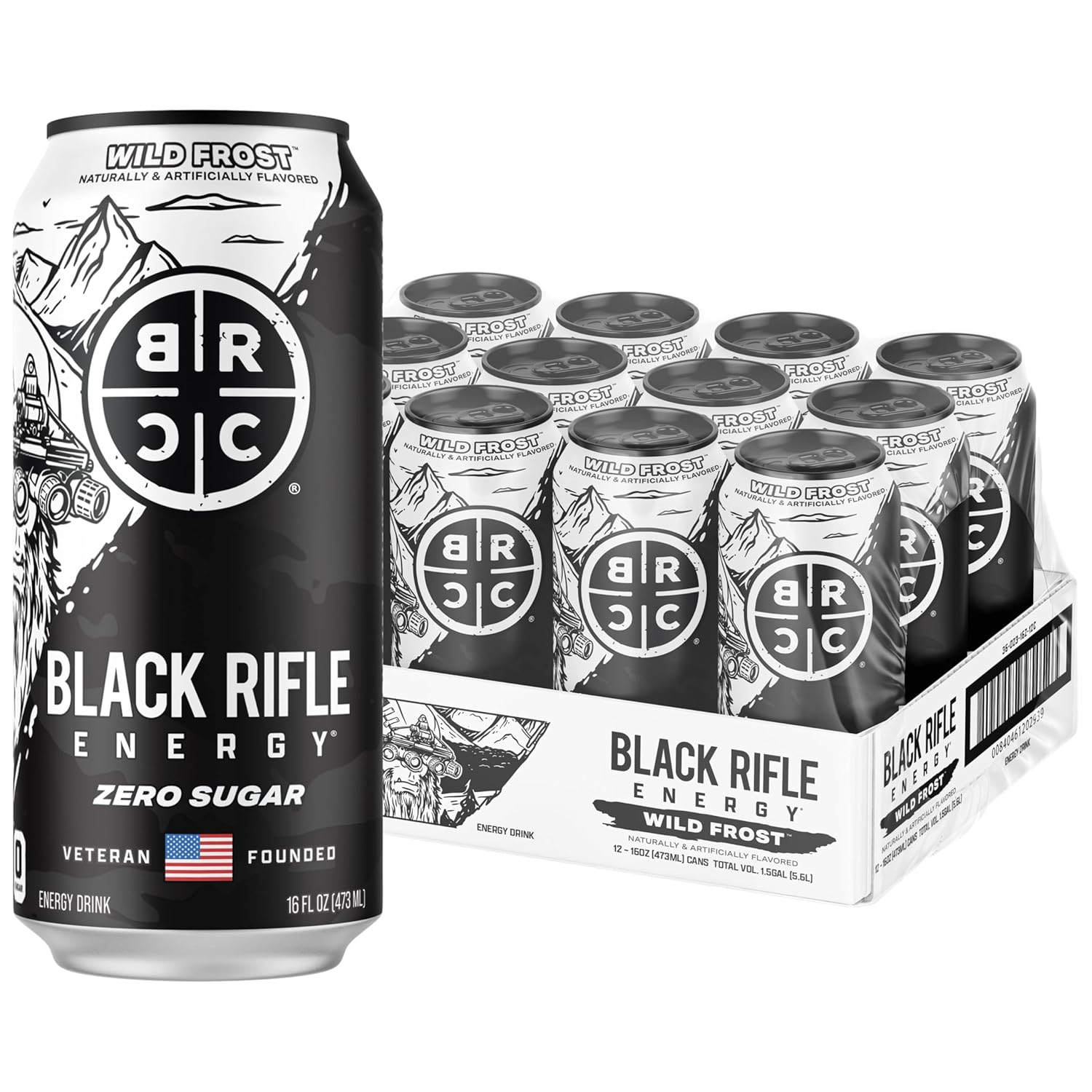 Black Rifle Energy Wild Frost Zero Sugar Energy Drink Review