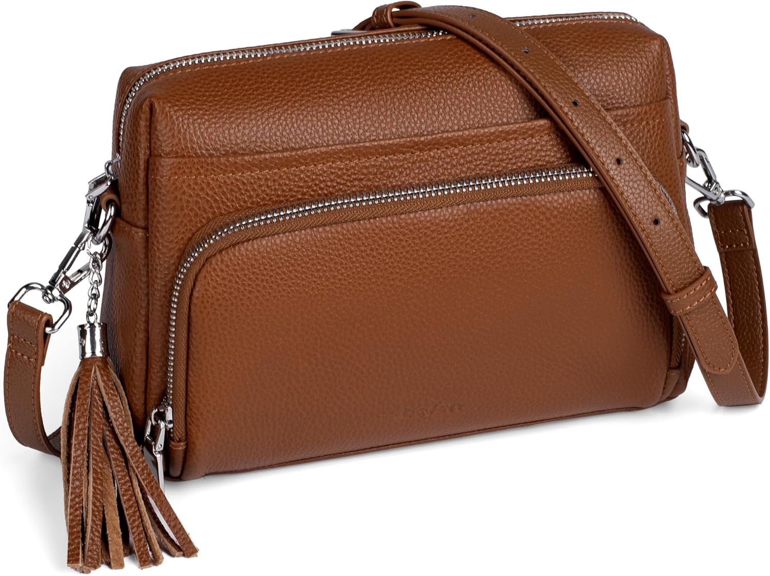 Befen Genuine Leather Crossbody Purse with RFID Wallet Feature
