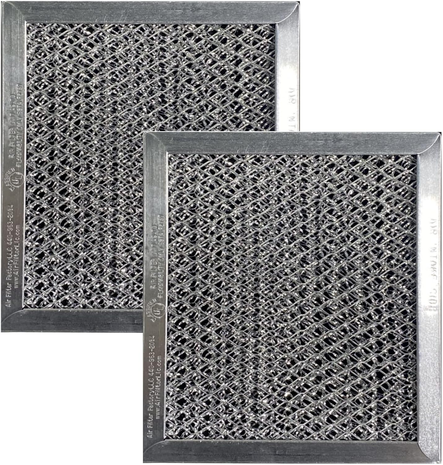 Odor-Free Cooking! Microwave Charcoal Carbon Filters 2-Pack