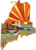 Maine State Shaped Cutting Board and Charcuterie Platter Gift