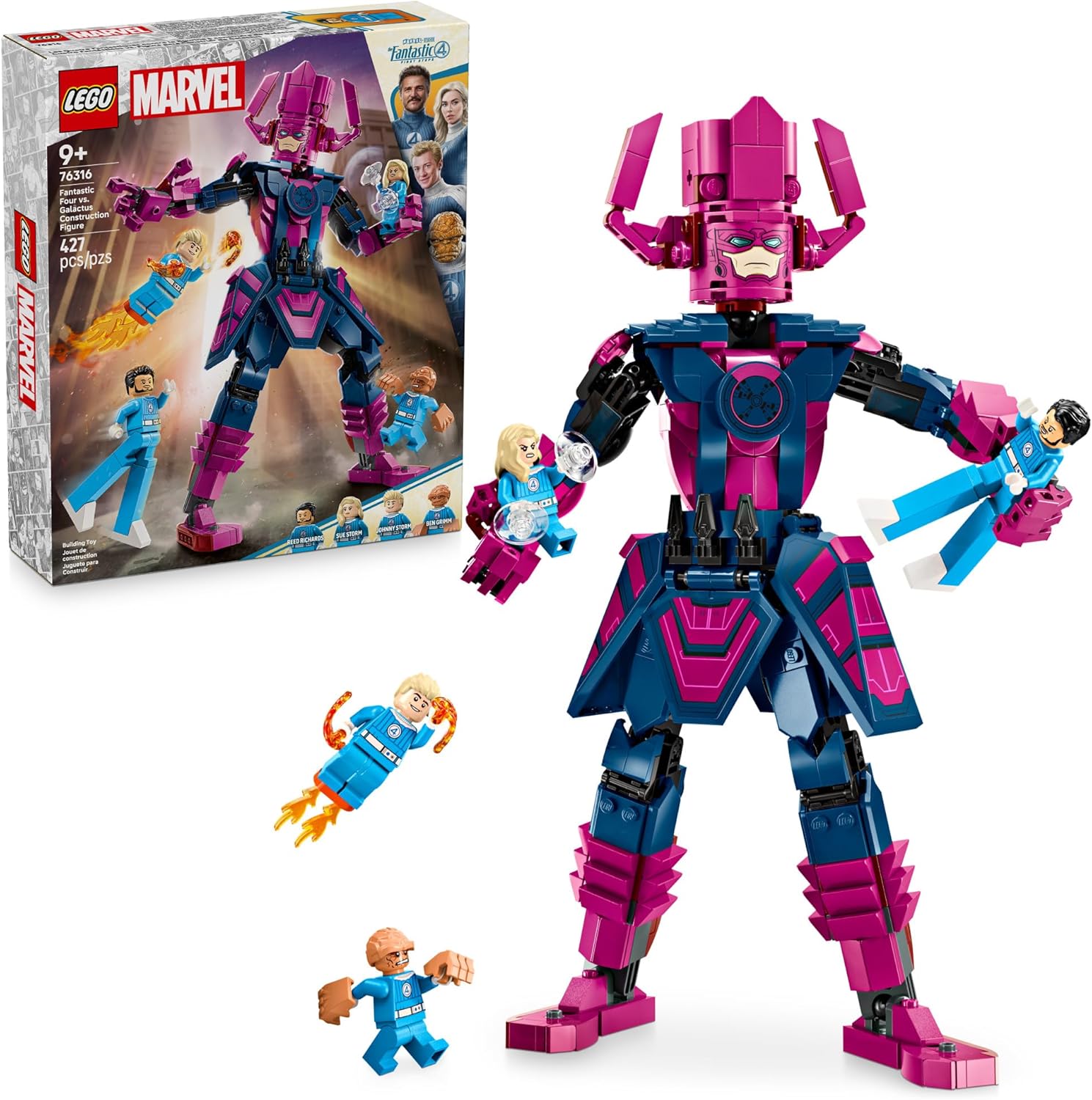 LEGO Marvel Fantastic Four vs. Galactus Building Toy for Kids