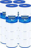 Cryspool 07077 Pool Filter Cartridge 26-1/16in x 7in - 4 Pack