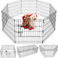 Artmalle Puppy Pet Playpen 8 Panel 24 Inch for Pets