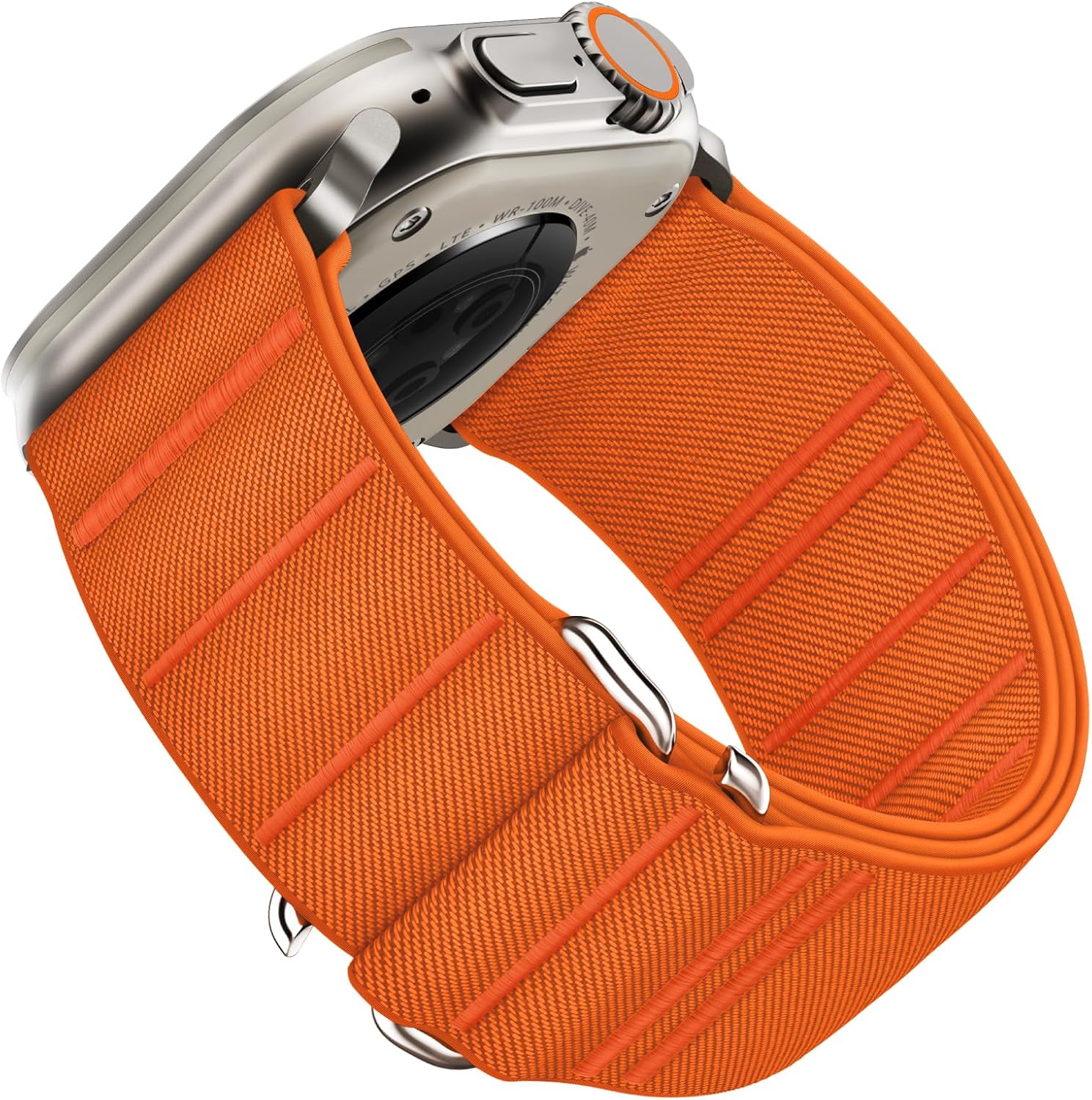 S-Hook Nylon Sport Loop for Apple Watch Series - Secure Fit