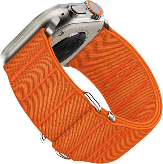 S-Hook Nylon Sport Loop for Apple Watch Series - Secure Fit