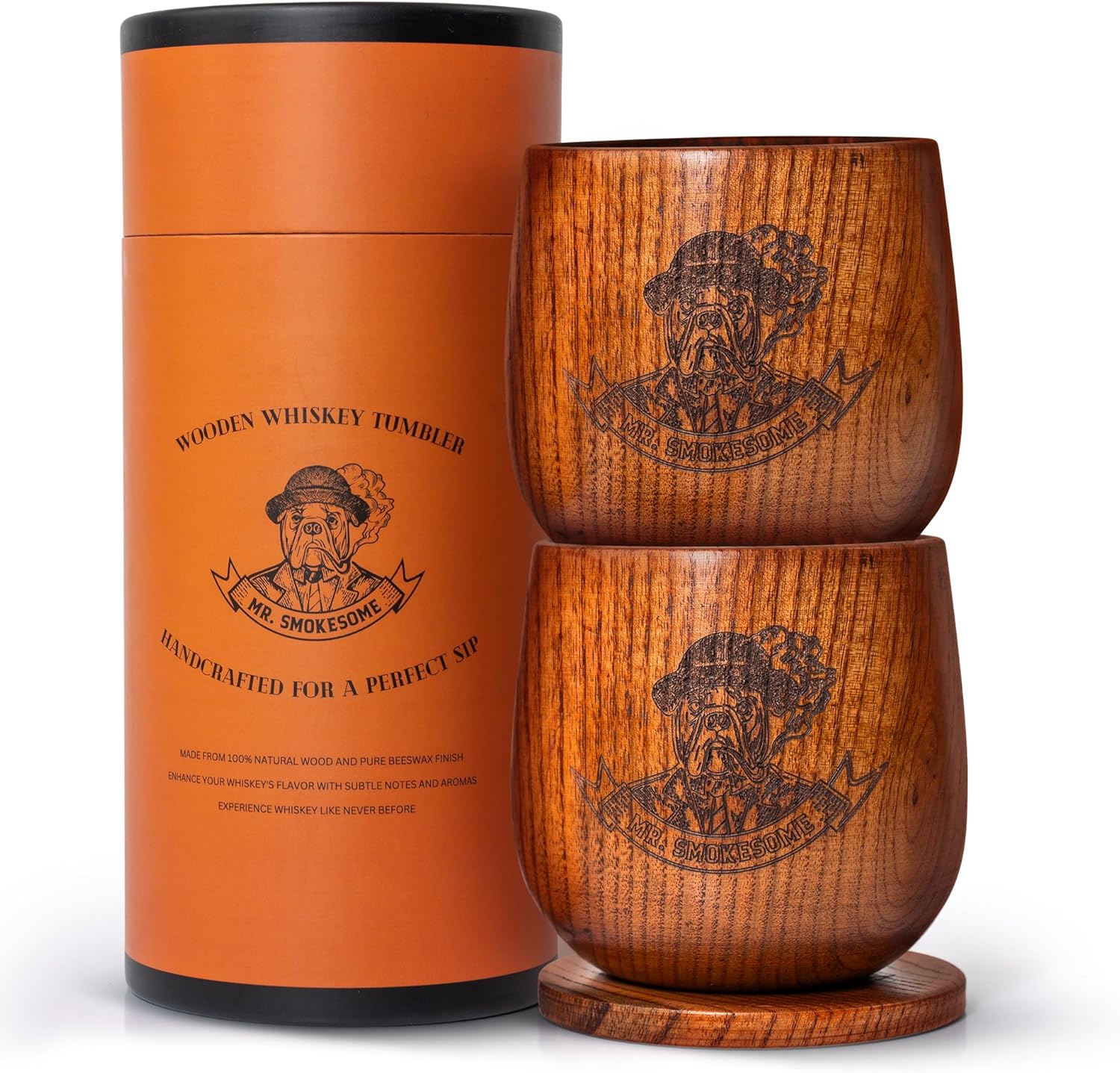 Bourbon Glass Set: Stylish Gift for Whiskey Lovers