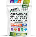 Clean Nutra Oregano Oil with Black Seed & Garlic - Immune Support
