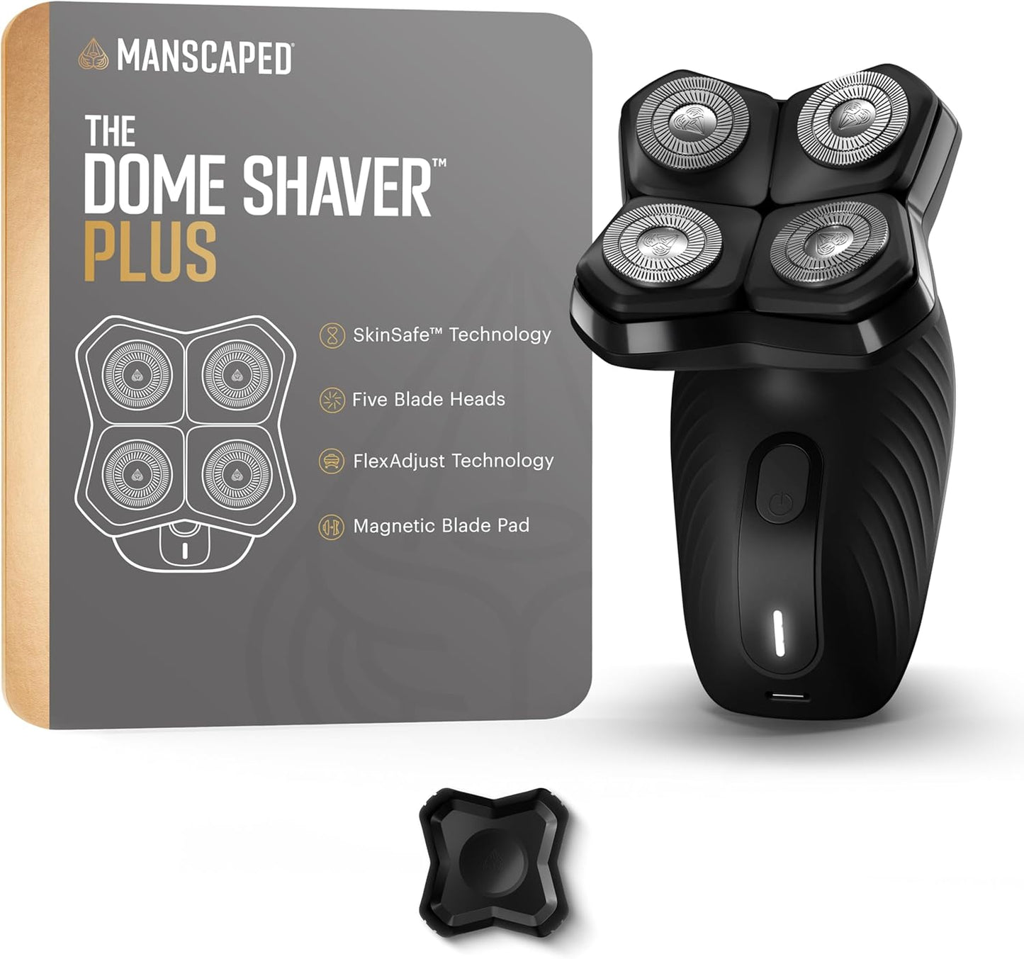 Dome Shaver Plus for Men - Smooth Shaving with Ease
