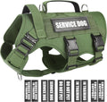 Extra Large Service Dog Vest Harness for Large Dog - MOLLE Tactical