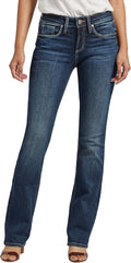 Silver Jeans Co. Suki Mid Rise Curvy Fit Slim Bootcut Jeans elevated