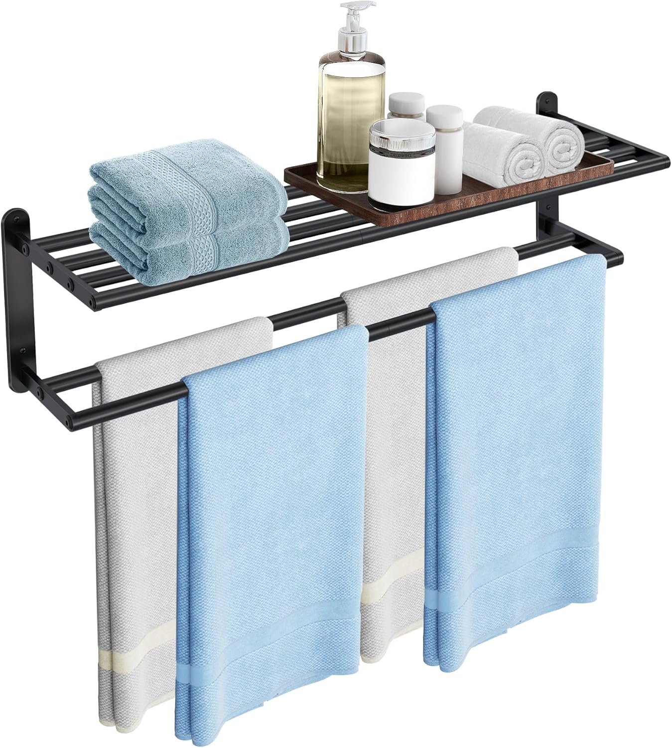 Double Towel Racks for Bathroom - Stylish Storage Solution