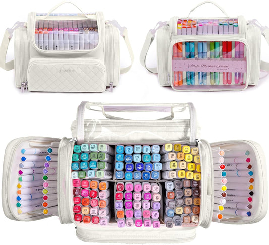 Large Marker Organizer Case Bag for 200-300 Markers Storage